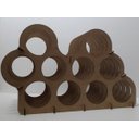 Ver imagem 5 de Mini Adega MDF para 10 garrafas