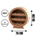 Ver imagem 4 de Mini Adega Mdf para 11 Garrafas