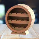 Ver imagem 3 de Mini Adega Mdf para 11 Garrafas