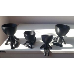 Vaso Decorativo - Robert Plant - Kit 4 Vasos - Impresso em 3D