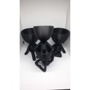 Ver imagem 3 de Vaso Decorativo - Robert Plant - Kit 4 Vasos - Impresso em 3D