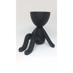 Vaso Decorativo - Robert Plant - Perna Dobrada - Impresso em 3D - 3