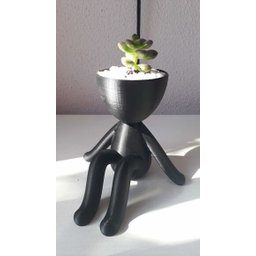 Vaso Decorativo - Robert Plant - Perna Dobrada - Impresso em 3D - 5