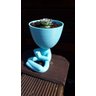 Vaso Decorativo - Robert Plant - Yoga - Impresso em 3D - 3