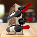 Ver imagem 3 de Mini Adega MDF para 4 garrafas