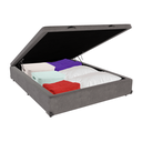 Ver imagem 1 de Cama Box Baú Viúvo Suede Cinza