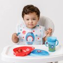 Ver imagem 2 de Copo de Treinamento 360 Azul com Alça Removível - Buba