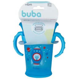 Copo de Treinamento 360 Azul com Alça Removível - Buba - 5