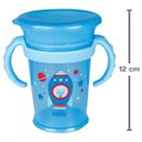 Ver imagem 3 de Copo de Treinamento 360 Azul com Alça Removível - Buba