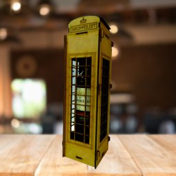 Adega Mdf Cabine Telefonica Londres - 3