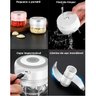 Mini Triturador Eletrico ALHO Cebola sem Fio USB Processador Hauskraft - 5