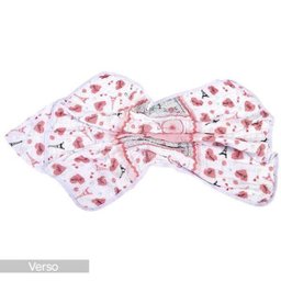 Toalha De Banho Bebê Baby Nice Rosa Vintage 85x85cm - 2