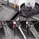 Ver imagem 7 de Cuba Gourmet Retangular com Acessórios e Torneira em Aço Inox Grafite 75x46x22cm