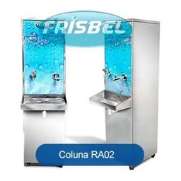 Bebedouro Industrial 25l Inox Coluna 2 Torneiras Frisbel - 2