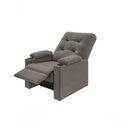 Ver imagem 5 de Poltrona Columbia Retrátil/reclinável Porta Copos Suede Cinza - Xflex Sofás