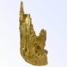 Escultura 30AX23LX14C Congá p/12 Orixás 10cm Dourado Resina - 2