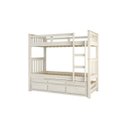 Ver imagem 3 de Treliche Solteiro Madeira Maciça com Cama Auxiliar e 3 Gavetas Branco