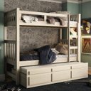 Ver imagem 1 de Treliche Solteiro Com 3 Gavetas 100% Madeira Maciça