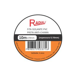 Fita Isolante 10 Mts Pvc Antichama Kit Com 10 Rolos Radial - 4
