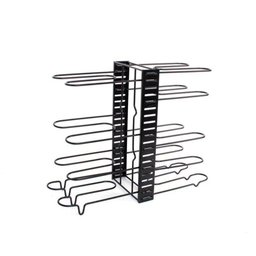 Organizador de Panelas Ajustável Metal Preto/branco Cozinha - 2