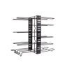 Organizador de Panelas Ajustável Metal Preto/branco Cozinha - 4