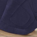 Ver imagem 3 de Coberdrom Isis MALHA + Manta Flannel 1pç Queen - Azul