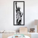 Ver imagem 1 de Quadro de Parede Árvore em Mdf - Estatua da Liberdade