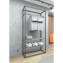 Ver imagem 3 de Armario Closet Aberto, Mova, Metal e Madeira