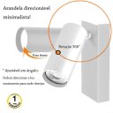 Ver imagem 2 de Arandela Spot Leitura Direcionável Branco Quarto Bet20