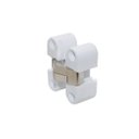 Ver imagem 2 de Dobradiça Invisível Plástico Branco 180 Graus 11 x 33 mm Hafele
