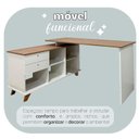 Ver imagem 5 de Escrivaninha Gold - Olmo/branco 5946
