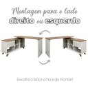 Ver imagem 2 de Escrivaninha Gold - Olmo/branco 5946