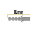 Ver imagem 5 de Bucha Plástica Cinza de 10 mm para Parede Pacote com 500