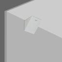 Ver imagem 7 de Cantoneira Conector de 2 Furos com Tampa Branca Pacote com 100 Unidades