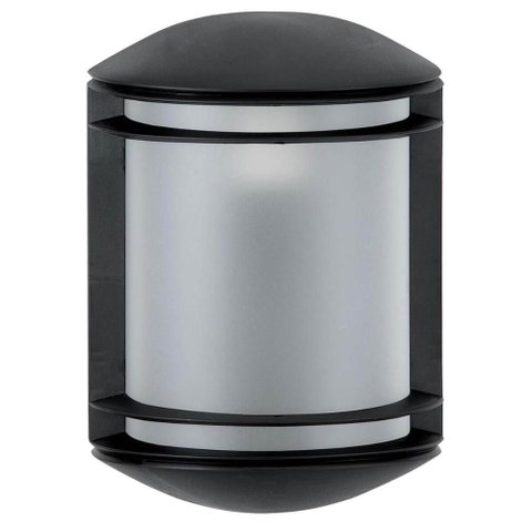 Arandela Externa Elegance Preta Luminária de Parede Bivolt E27 Jardim Muro Dital