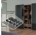 Ver imagem 3 de Sistema Porta de Correr Dominus (20 a 50kg) para 2 Portas - Rometal