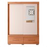 Guarda Roupa Mongi 2 Portas com Espelho Marrom Caemmun - 2