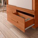 Ver imagem 4 de Guarda Roupa Mongi 2 Portas com Espelho Marrom Caemmun