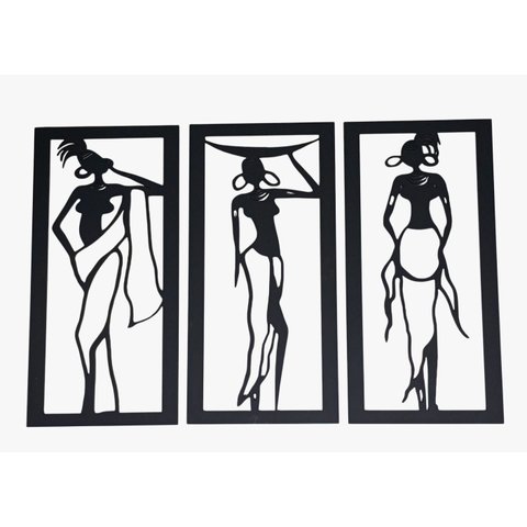 Mulher Top Model-decoração:preto