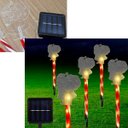 Ver imagem 1 de Pisca Solar Decoração Papai Noel Leds Amarelo Jardim de 2,5m