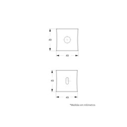 Fechadura Interna Quarto Dourada Gold Classic 3200 Stam 55mm - 5