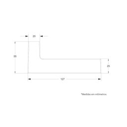 Fechadura Interna Quarto Dourada Gold Classic 3200 Stam 55mm - 3