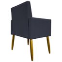 Ver imagem 5 de Kit 8 Poltronas Mari Suede Cores Pé Palito 30 Cm Castanho