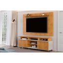 Ver imagem 2 de Rack Painel para TV Lume-Olimpic 65" 180cm MDF-MDP com Nichos Ripado Cedro-Bali DJ Móveis