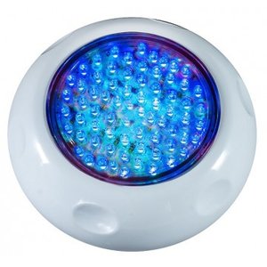 Refletor LED 70 Pontos 5W Iluminação para Piscina ABS Luz Azul - Brustec