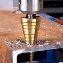 Ver imagem 5 de Broca escalonada hss jogo 3 peças titânio