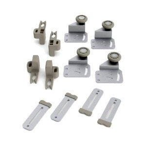 Kit RO-55 Rometal Roldanas para 2 Portas de Correr