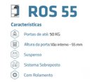 Ver imagem 3 de Kit RO-55 Rometal Roldanas para 2 Portas de Correr