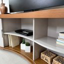Ver imagem 7 de Rack Mesa Buffet Sala de Estar Mg4647 Cinamomo Off White Arly