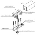 Ver imagem 5 de Roldana Deslizante para Porta de Correr Residêncial para 1 Porta